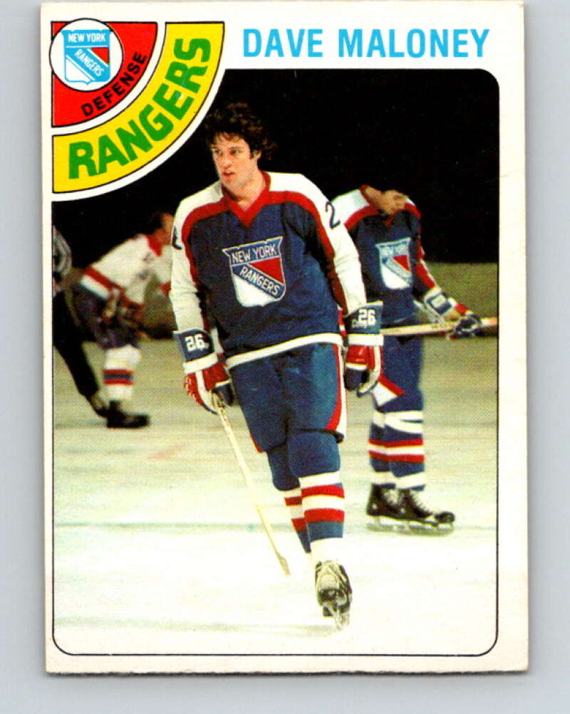 1978-79 O-Pee-Chee #221 Dave Maloney  New York Rangers  V23994