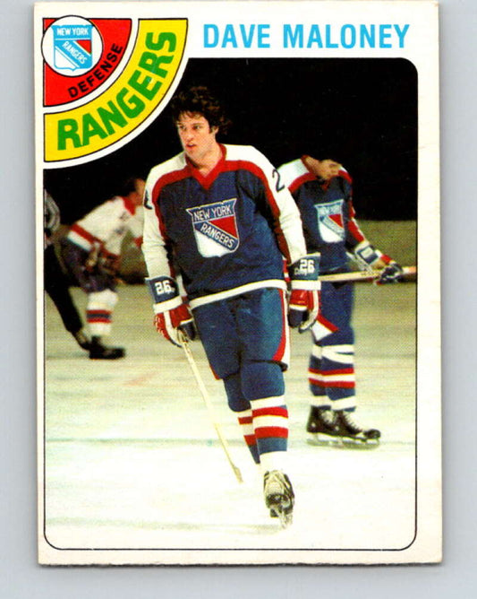 1978-79 O-Pee-Chee #221 Dave Maloney  New York Rangers  V23994
