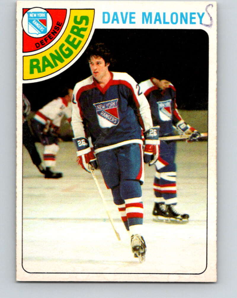 1978-79 O-Pee-Chee #221 Dave Maloney  New York Rangers  V23998
