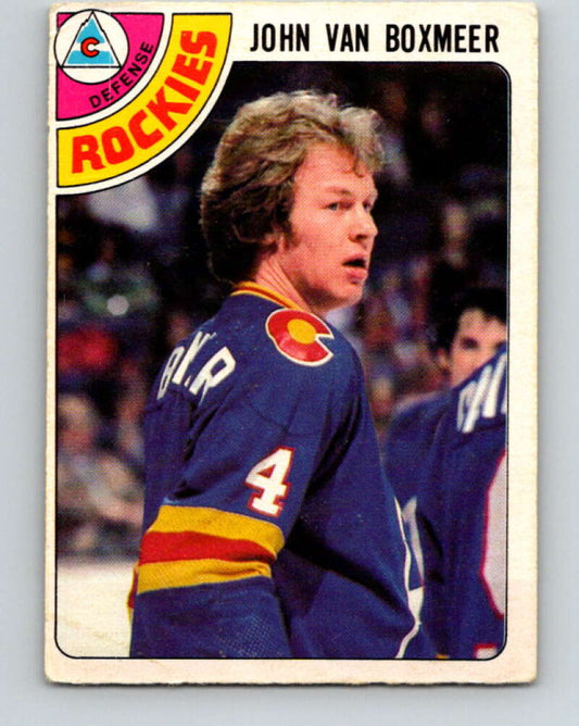 1978-79 O-Pee-Chee #224 John Van Boxmeer  Colorado Rockies  V24030