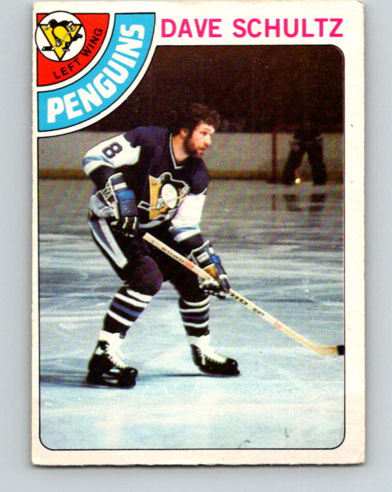 1978-79 O-Pee-Chee #225 Dave Schultz  Pittsburgh Penguins  V24043