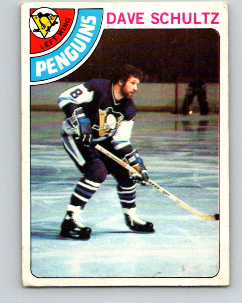 1978-79 O-Pee-Chee #225 Dave Schultz  Pittsburgh Penguins  V24044