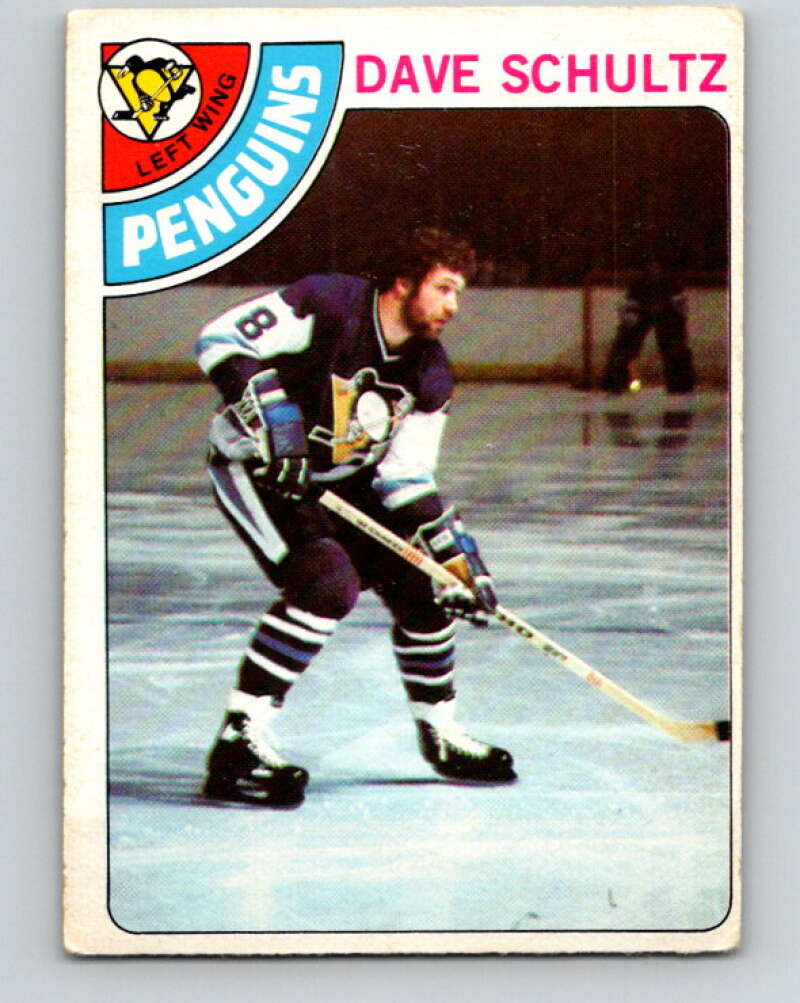 1978-79 O-Pee-Chee #225 Dave Schultz  Pittsburgh Penguins  V24045
