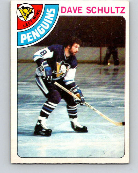 1978-79 O-Pee-Chee #225 Dave Schultz  Pittsburgh Penguins  V24047