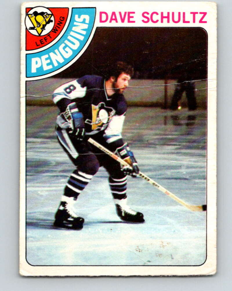1978-79 O-Pee-Chee #225 Dave Schultz  Pittsburgh Penguins  V24048
