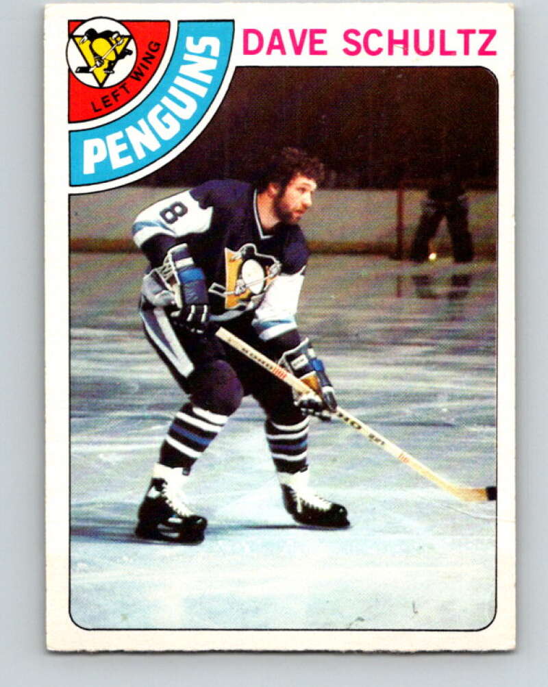 1978-79 O-Pee-Chee #225 Dave Schultz  Pittsburgh Penguins  V24051