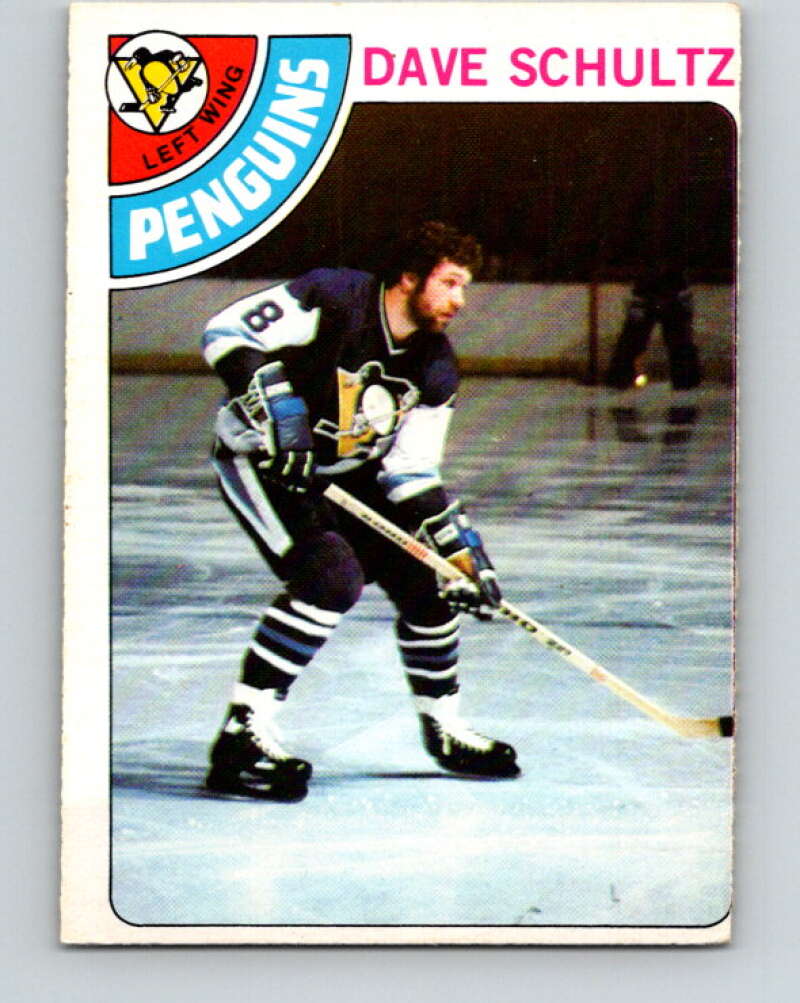 1978-79 O-Pee-Chee #225 Dave Schultz  Pittsburgh Penguins  V24052