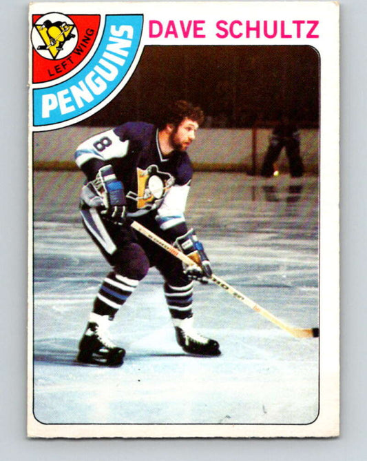1978-79 O-Pee-Chee #225 Dave Schultz  Pittsburgh Penguins  V24053