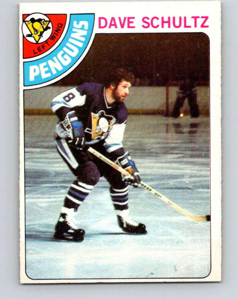 1978-79 O-Pee-Chee #225 Dave Schultz  Pittsburgh Penguins  V24054