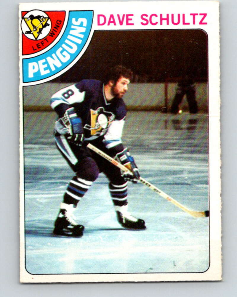1978-79 O-Pee-Chee #225 Dave Schultz  Pittsburgh Penguins  V24055