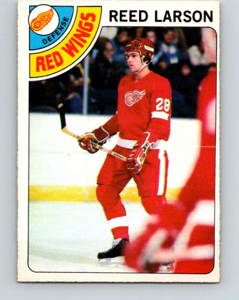 1978-79 O-Pee-Chee #226 Reed Larson  RC Rookie Red Wings  V24061