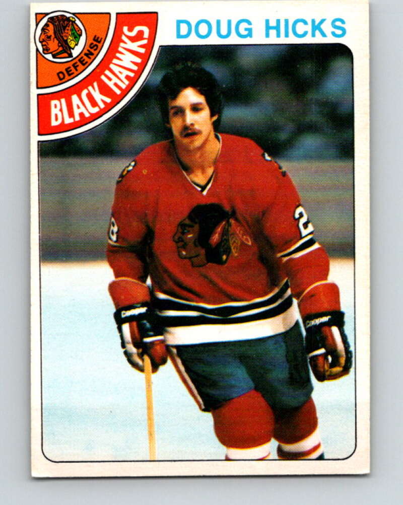 1978-79 O-Pee-Chee #228 Doug Hicks  Chicago Blackhawks  V24077