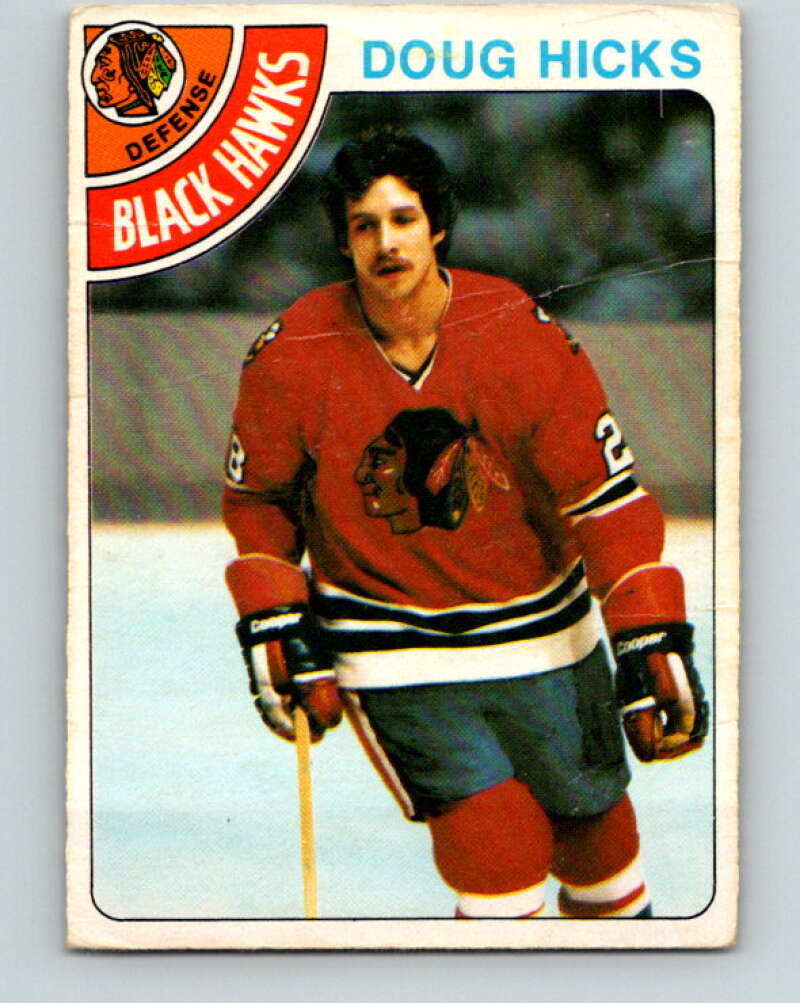 1978-79 O-Pee-Chee #228 Doug Hicks  Chicago Blackhawks  V24078