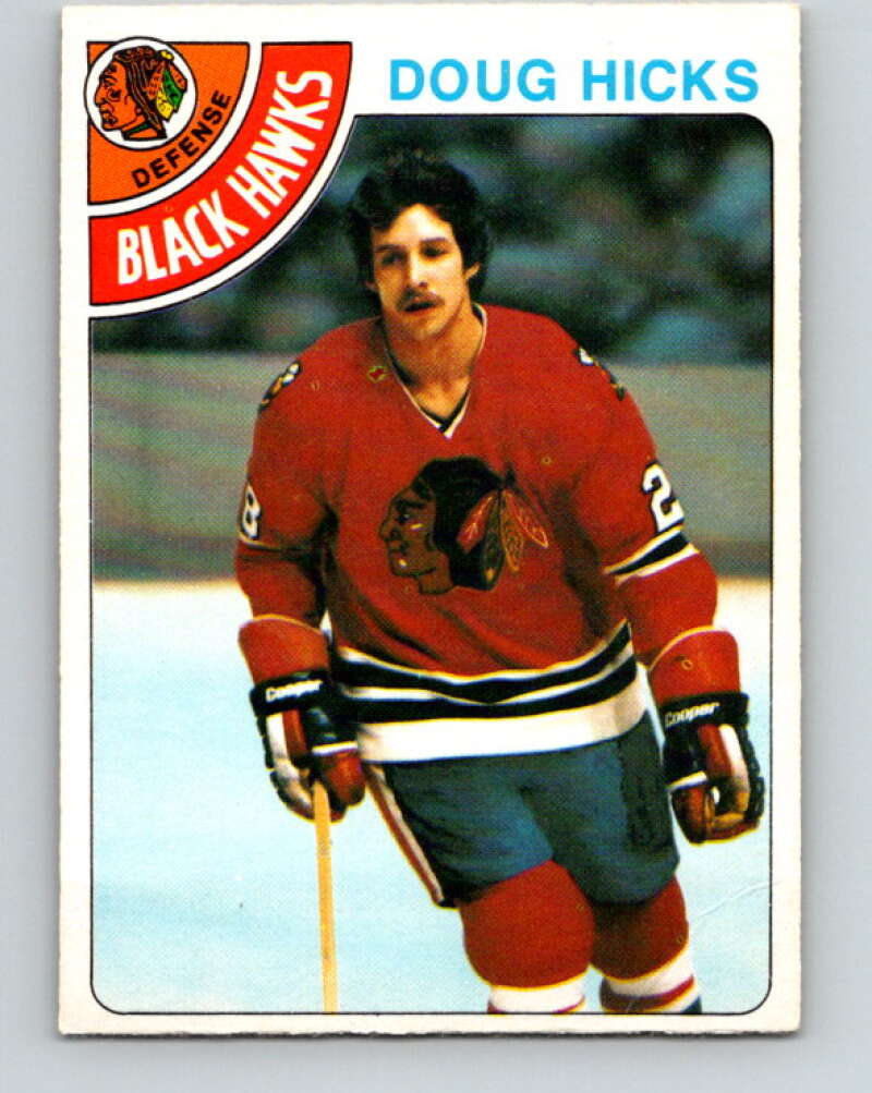 1978-79 O-Pee-Chee #228 Doug Hicks  Chicago Blackhawks  V24080