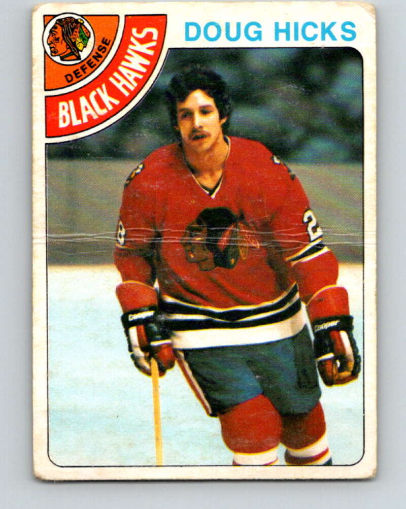 1978-79 O-Pee-Chee #228 Doug Hicks  Chicago Blackhawks  V24084