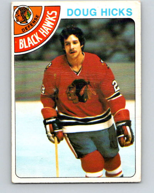 1978-79 O-Pee-Chee #228 Doug Hicks  Chicago Blackhawks  V24085