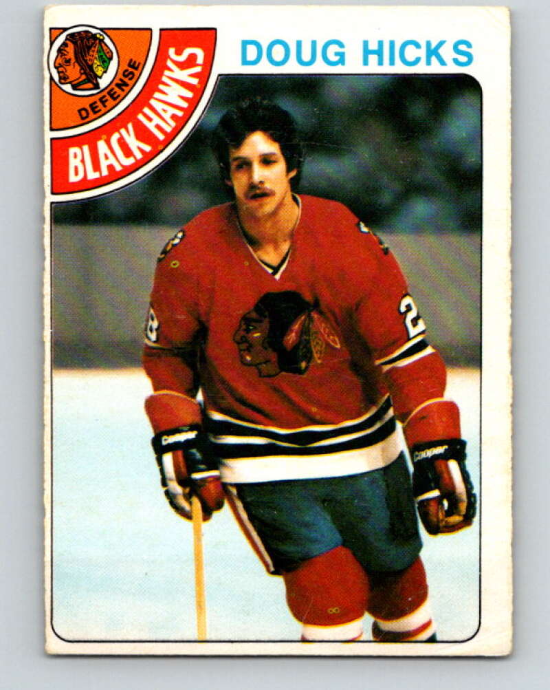 1978-79 O-Pee-Chee #228 Doug Hicks  Chicago Blackhawks  V24087
