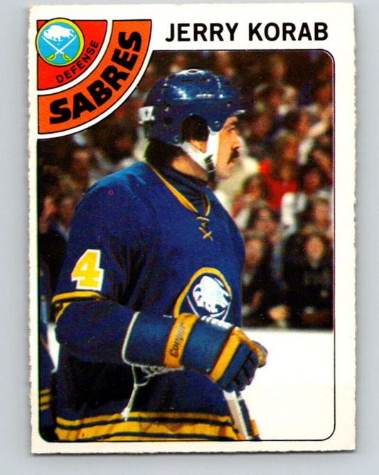 1978-79 O-Pee-Chee #231 Jerry Korab  Buffalo Sabres  V24124