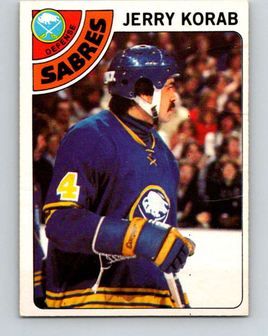 1978-79 O-Pee-Chee #231 Jerry Korab  Buffalo Sabres  V24125