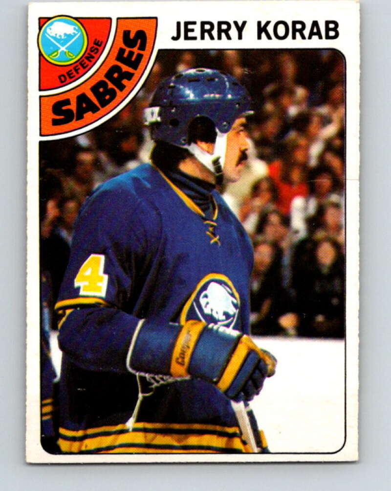 1978-79 O-Pee-Chee #231 Jerry Korab  Buffalo Sabres  V24128