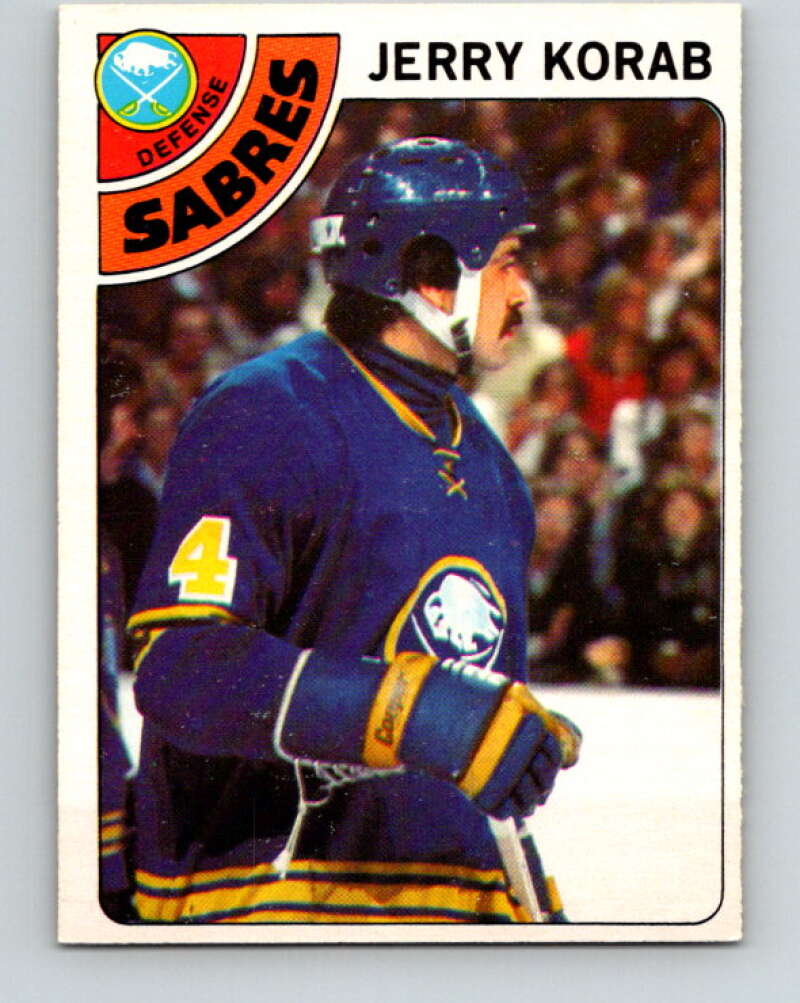 1978-79 O-Pee-Chee #231 Jerry Korab  Buffalo Sabres  V24129