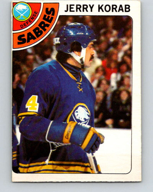 1978-79 O-Pee-Chee #231 Jerry Korab  Buffalo Sabres  V24130