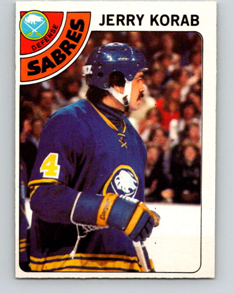1978-79 O-Pee-Chee #231 Jerry Korab  Buffalo Sabres  V24131