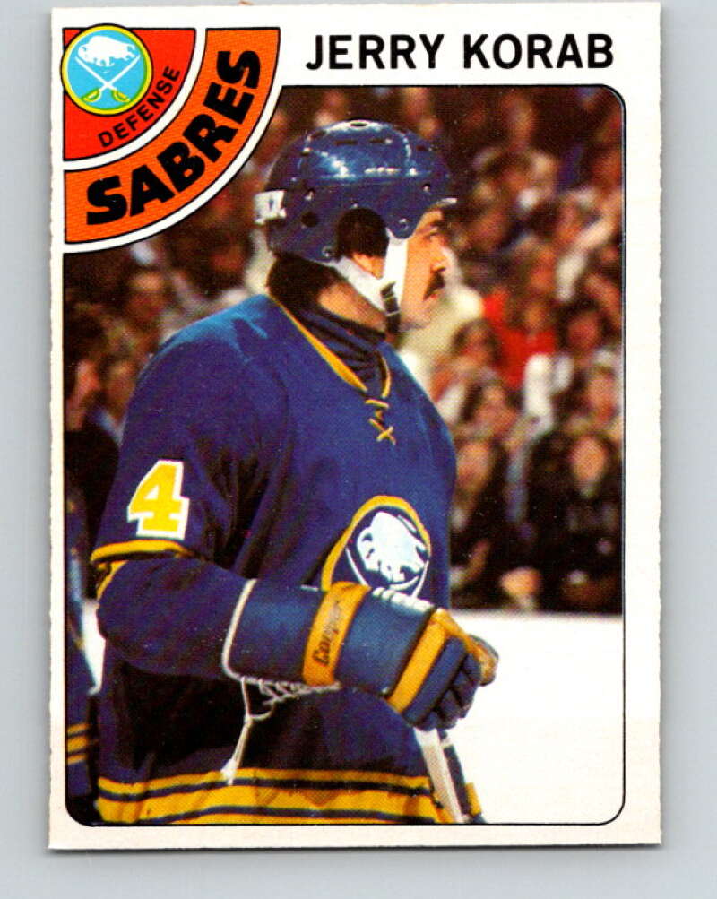 1978-79 O-Pee-Chee #231 Jerry Korab  Buffalo Sabres  V24132
