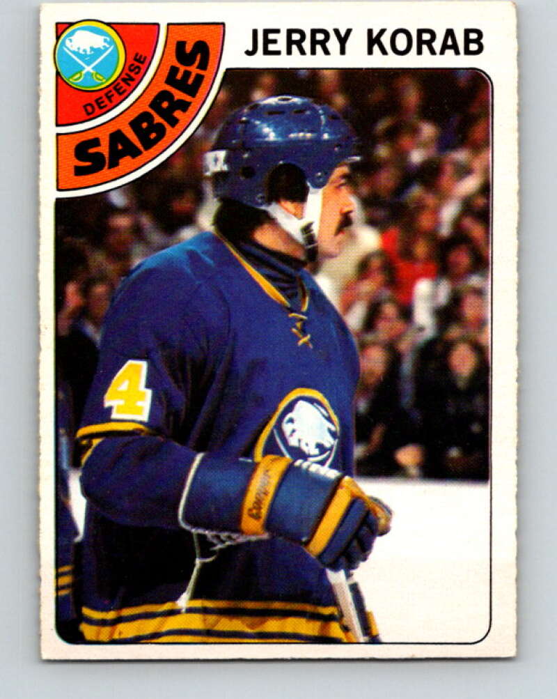 1978-79 O-Pee-Chee #231 Jerry Korab  Buffalo Sabres  V24133
