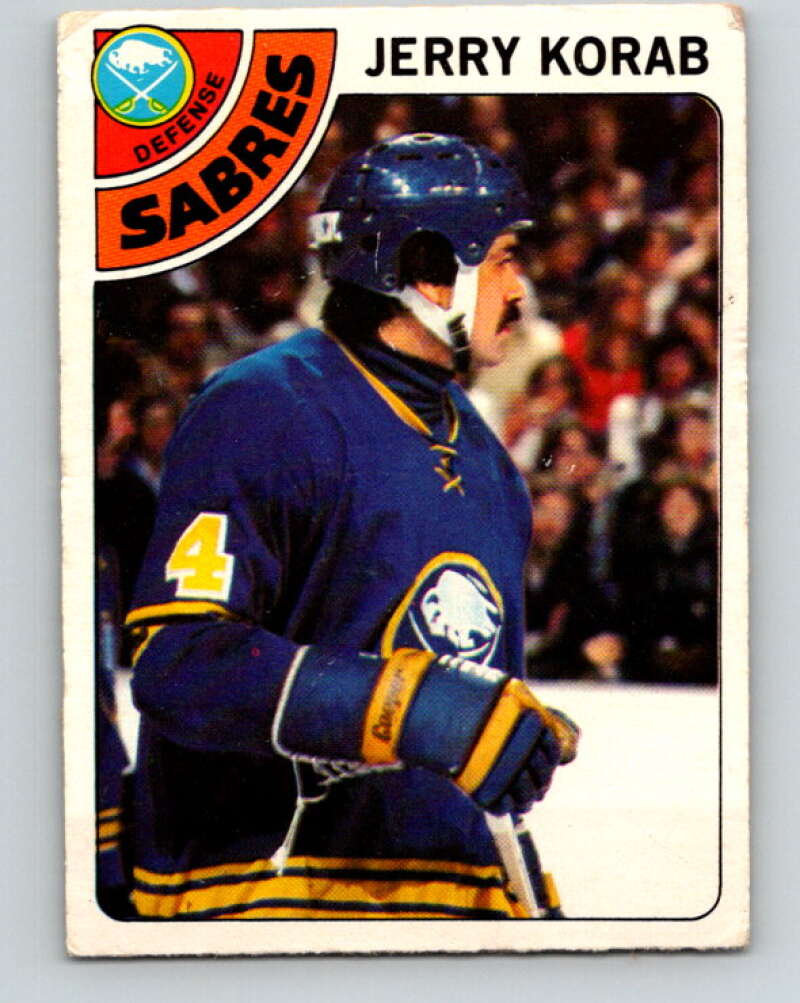 1978-79 O-Pee-Chee #231 Jerry Korab  Buffalo Sabres  V24134