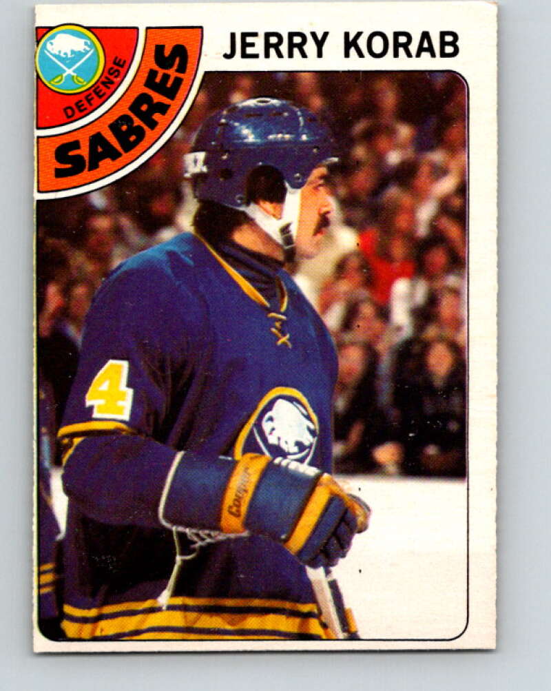 1978-79 O-Pee-Chee #231 Jerry Korab  Buffalo Sabres  V24138