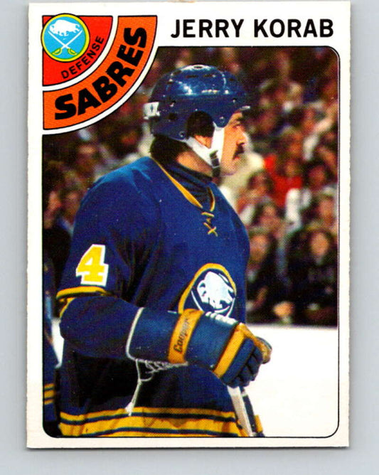 1978-79 O-Pee-Chee #231 Jerry Korab  Buffalo Sabres  V24139
