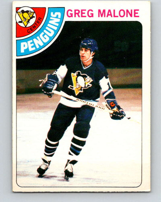 1978-79 O-Pee-Chee #233 Greg Malone  RC Rookie Penguins  V24154