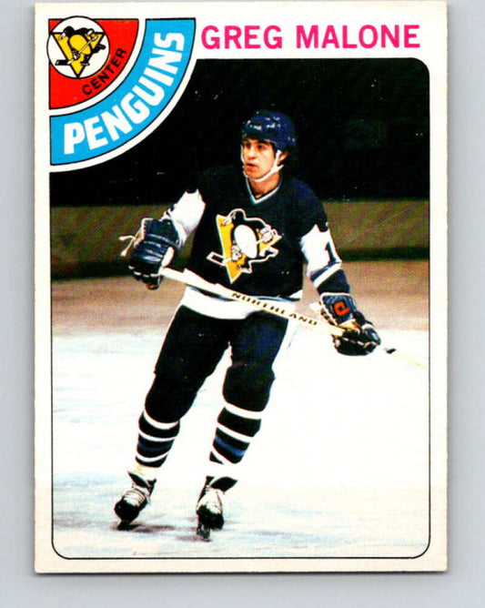 1978-79 O-Pee-Chee #233 Greg Malone  RC Rookie Penguins  V24156