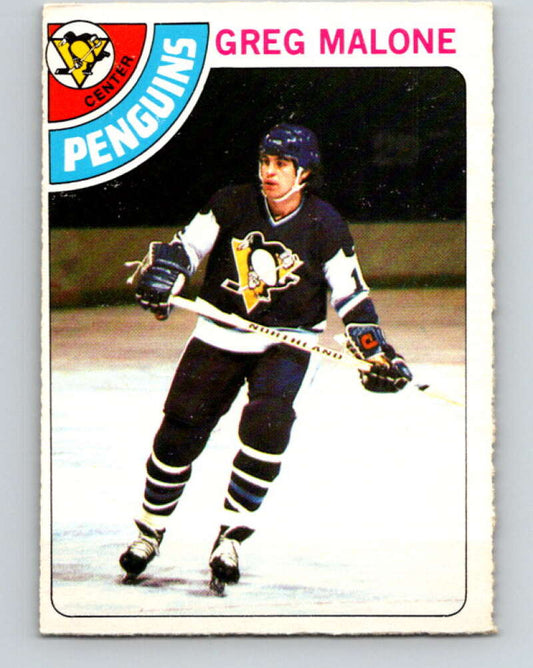 1978-79 O-Pee-Chee #233 Greg Malone  RC Rookie Penguins  V24157