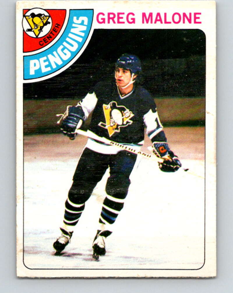 1978-79 O-Pee-Chee #233 Greg Malone  RC Rookie Penguins  V24160