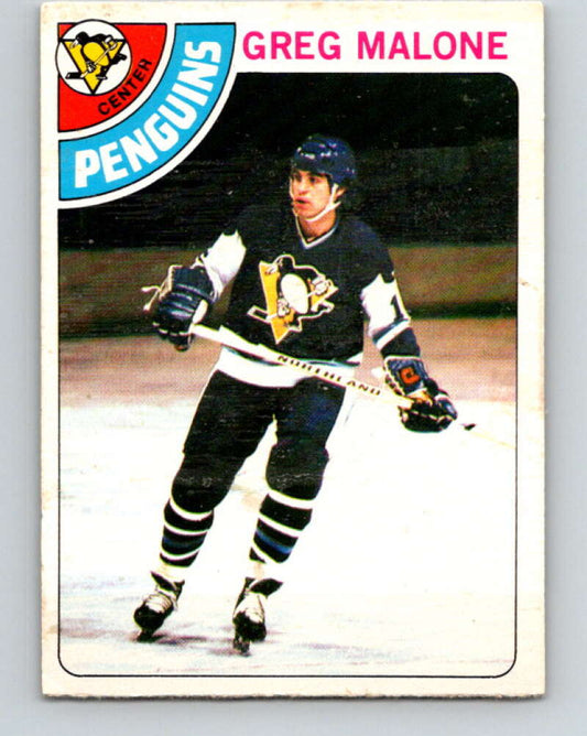 1978-79 O-Pee-Chee #233 Greg Malone  RC Rookie Penguins  V24160