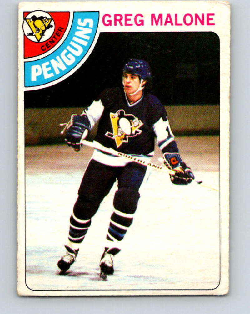 1978-79 O-Pee-Chee #233 Greg Malone  RC Rookie Penguins  V24163