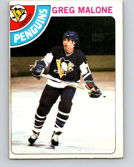 1978-79 O-Pee-Chee #233 Greg Malone  RC Rookie Penguins  V24164
