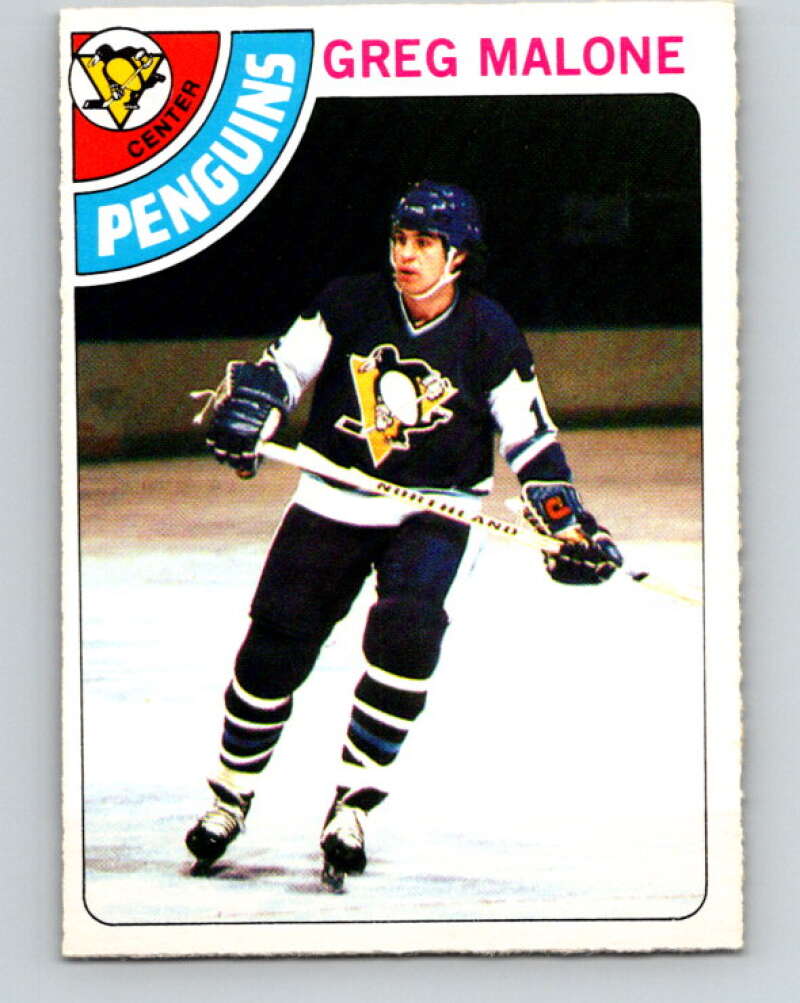 1978-79 O-Pee-Chee #233 Greg Malone  RC Rookie Penguins  V24167