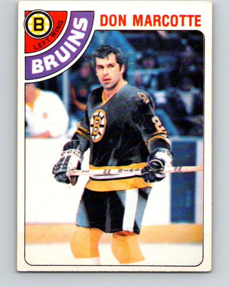 1978-79 O-Pee-Chee #236 Don Marcotte  Boston Bruins  V24197