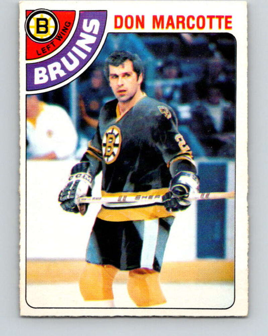 1978-79 O-Pee-Chee #236 Don Marcotte  Boston Bruins  V24198