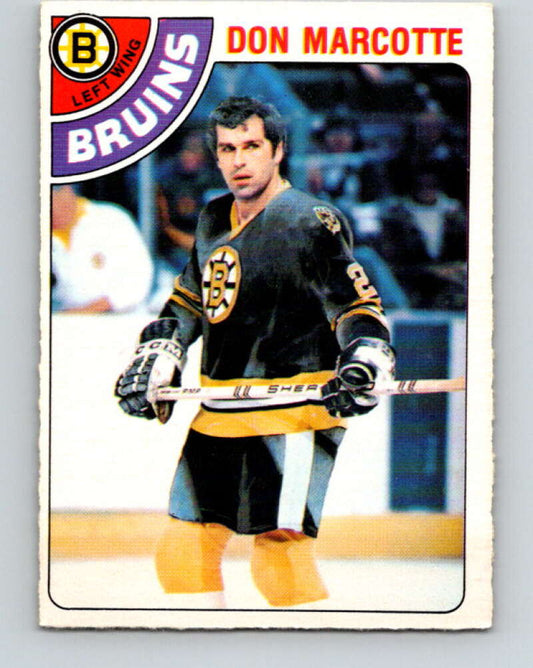 1978-79 O-Pee-Chee #236 Don Marcotte  Boston Bruins  V24199
