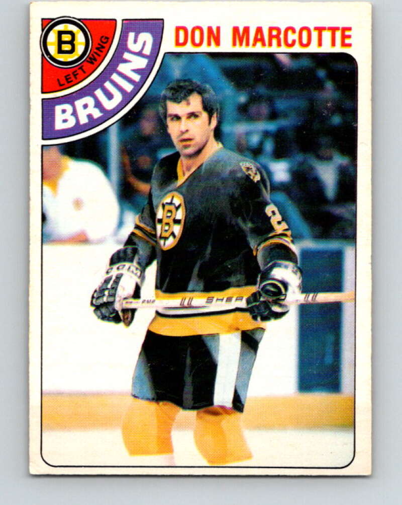 1978-79 O-Pee-Chee #236 Don Marcotte  Boston Bruins  V24200