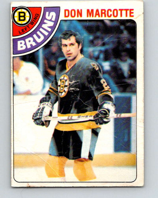 1978-79 O-Pee-Chee #236 Don Marcotte  Boston Bruins  V24201