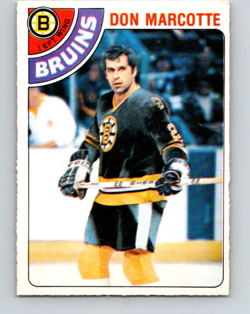 1978-79 O-Pee-Chee #236 Don Marcotte  Boston Bruins  V24203