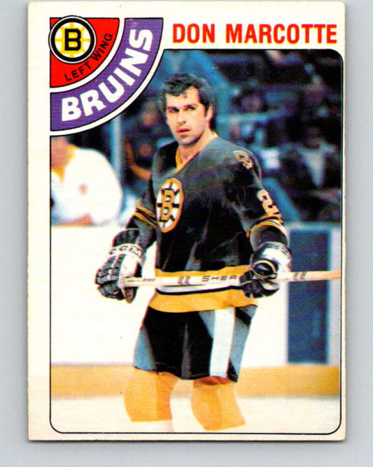 1978-79 O-Pee-Chee #236 Don Marcotte  Boston Bruins  V24205
