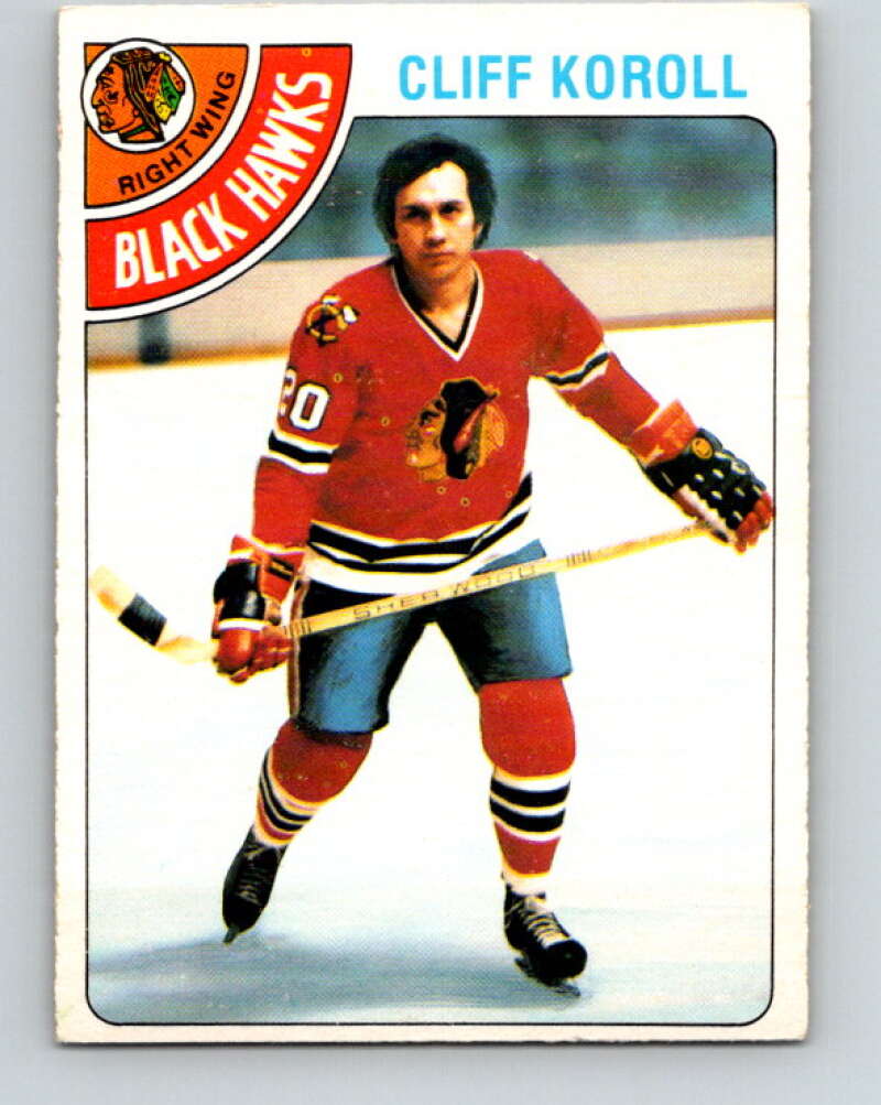 1978-79 O-Pee-Chee #239 Cliff Koroll  Chicago Blackhawks  V24227