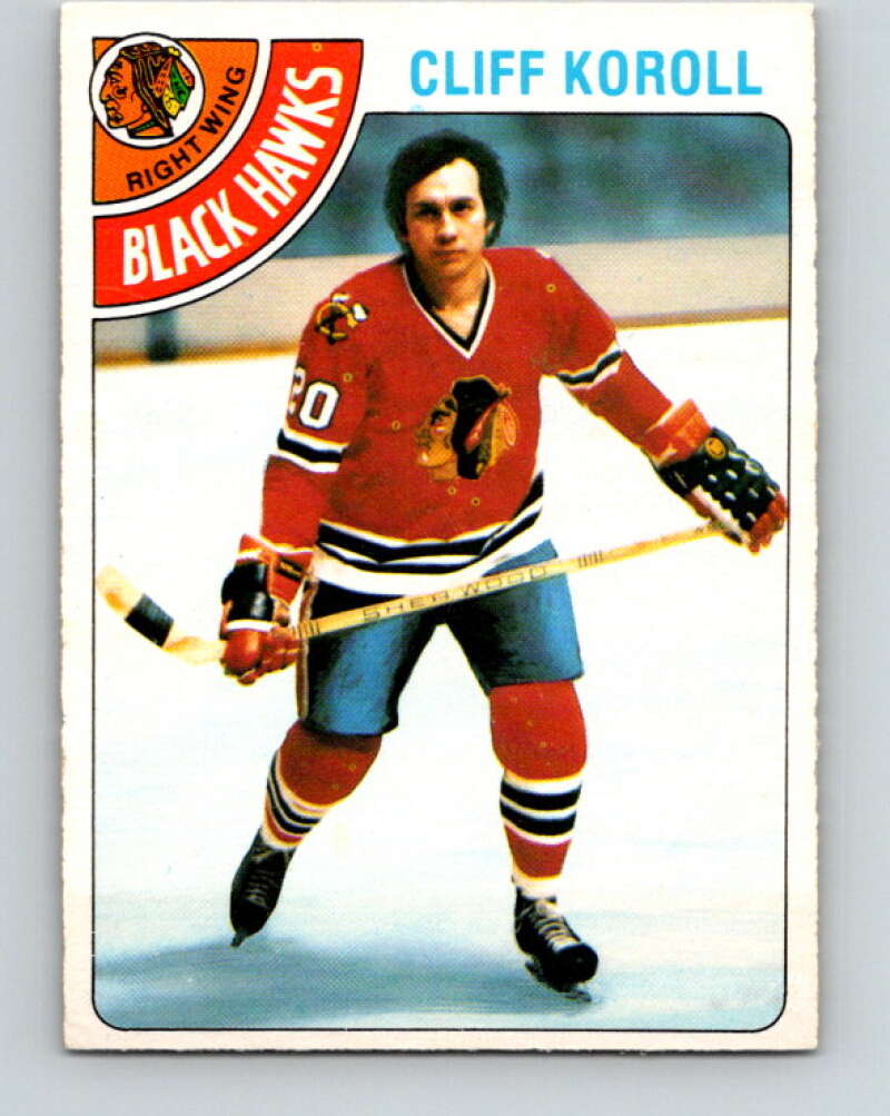 1978-79 O-Pee-Chee #239 Cliff Koroll  Chicago Blackhawks  V24228