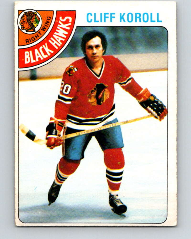 1978-79 O-Pee-Chee #239 Cliff Koroll  Chicago Blackhawks  V24229